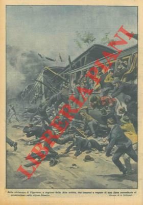 A causa della fitta nebbia due tramway a vapore si …