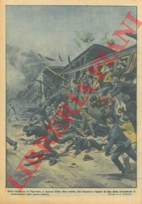 A causa della fitta nebbia due tramway a vapore si …