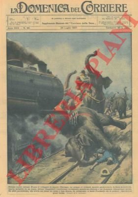 A Chicago un gruppo di elefanti, mentre attraversava la linea …