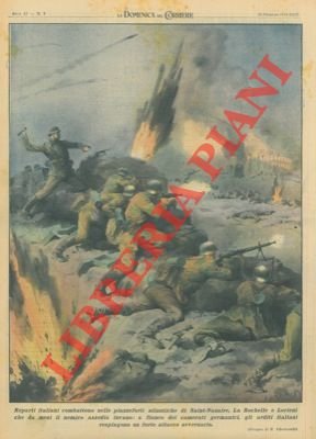 A fianco dei camerati germanici, reparti italiani respingono un attacco …