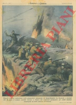 A fianco dei camerati germanici, reparti italiani respingono un attacco …