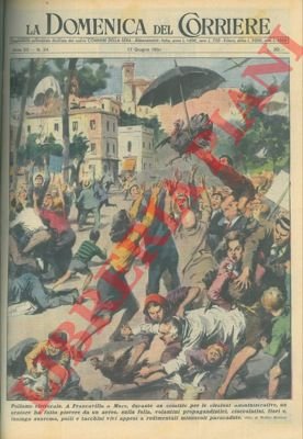 A Francavilla a Mare, durante le elezioni, da un aereo …