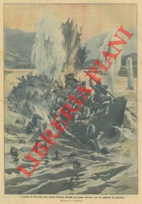 A oriente di Rovereto una nostra batteria affonda un barcone …