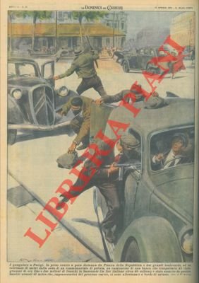 A Parigi camioncino di una banca assalito da quattro banditi …