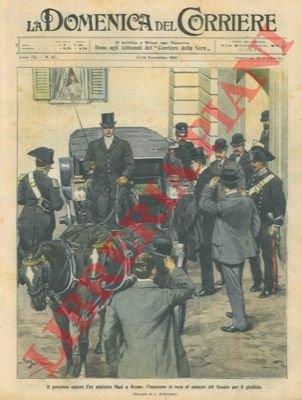 A Roma, scortato dai militi l'ex ministro Nasi si avvia …