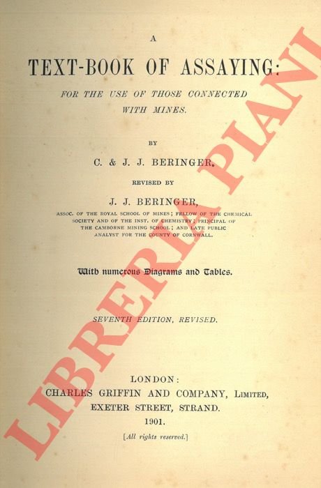 A Text-Book of Assaying for the Use of Those Connected …