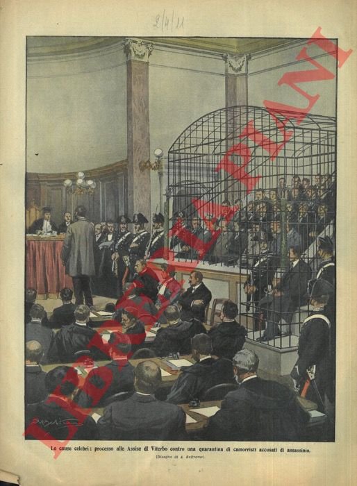 A Viterbo una quarantina di camorristi vengono processati.