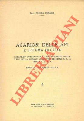 Acariosi delle api e sistema di cura.