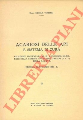 Acariosi delle api e sistema di cura.