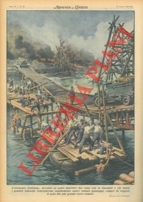 Accanto ai ponti distrutti dai rossi con la dinamite e …