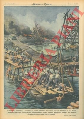 Accanto ai ponti distrutti dai rossi con la dinamite e …