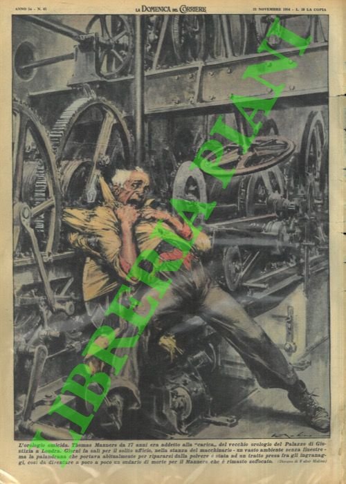 Addetto alla carica dell'orologio del Palazzo di Giustizia, rimane soffocato …