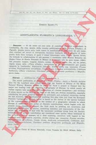 Additamenta floristica longobarda I.