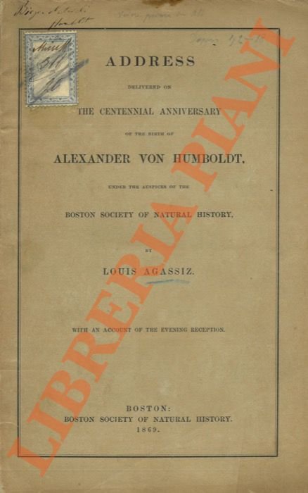 Address Delivered On the Centennial Anniversary of the Birth of …