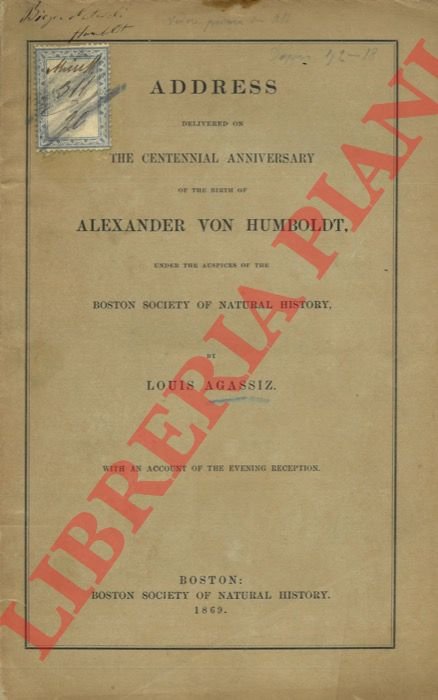 Address Delivered On the Centennial Anniversary of the Birth of …