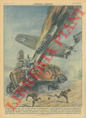 Aereo cade su un autobus provocando una catastrofe.