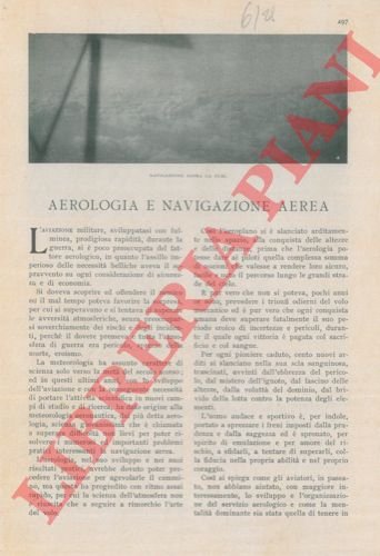 Aerologia e navigazione aerea. | Immagine Gallery 3