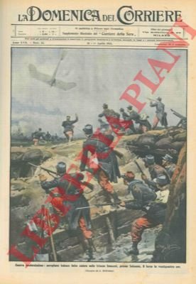 Aeroplano tedesco fatto cadere nelle trincee francesi.