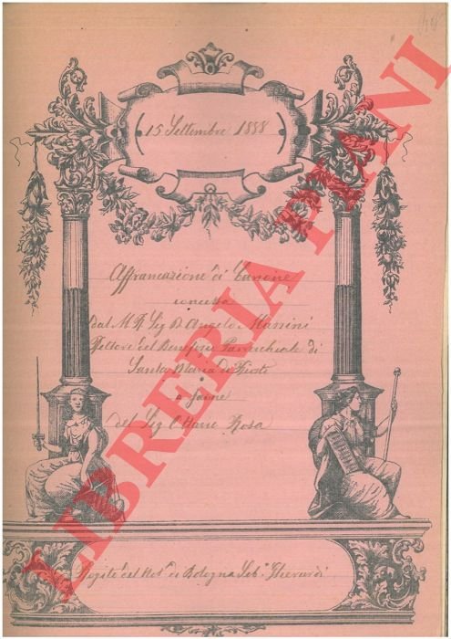 Affrancazione di canone su un pezzo di terra in luogo …