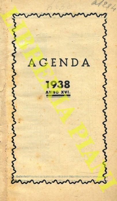 Agenda 1938.