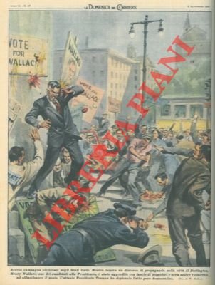 Aggredito con lancio di pomodori mentre teneva un discorso di …