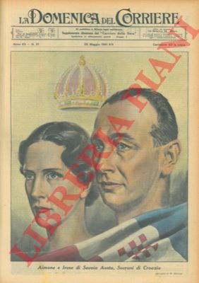 Aimone e Irene di Savoia Aosta, sovrani di Croazia.