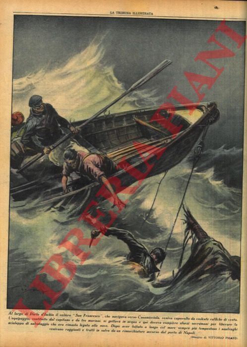 Al largo di Porto d'Ischia Il veliero "San Francesco", che …