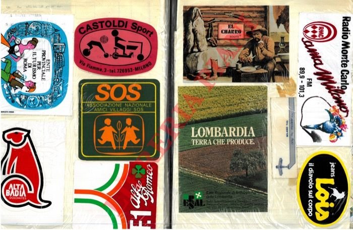 Album a fogli fissi, trasparenti, in plastica