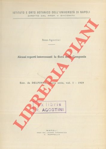 Alcuni reperti interessanti la flora della Campania.