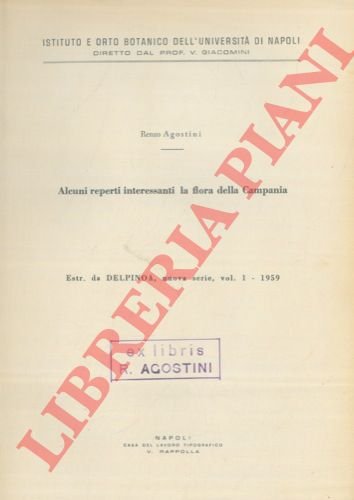 Alcuni reperti interessanti la flora della Campania.