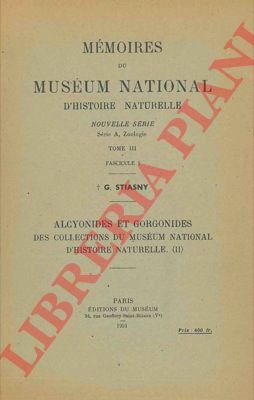 Alcyonides et Gorgonides des Collections du Muséum National d'Histoire Naturelle.