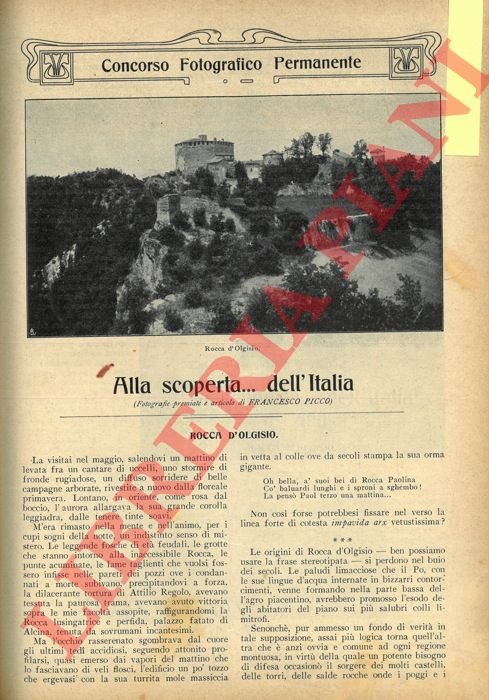 Alla scoperta…dell'Italia. Rocca d'Olgisio.