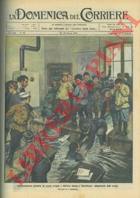 Allagamento delle scuole a Pietroburgo causato dal'alta marea e dalle …