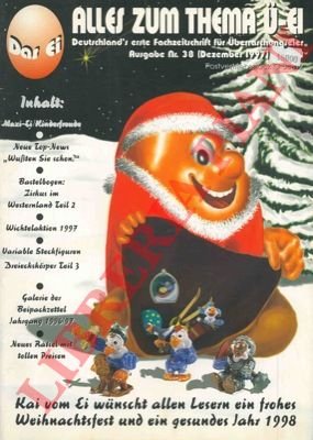 Alles zum thema u-ei. Deutschland's erste Fachzeitschrift fur Uberraschungseier,