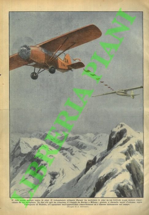 Alpi sorvolate da un velivolo senza motore, da Zurigo a …