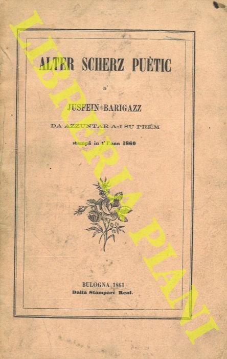 Alter scherz puètic da azzuntar a i su prém stampà …