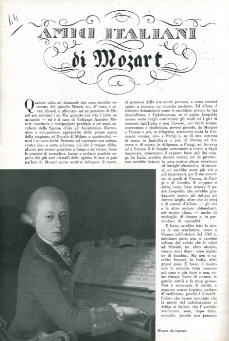 Amici italiani di Mozart.
