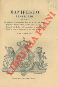 Ammissione al beneficio dei Poveri per l'Ospedale dei Pazzarelli.