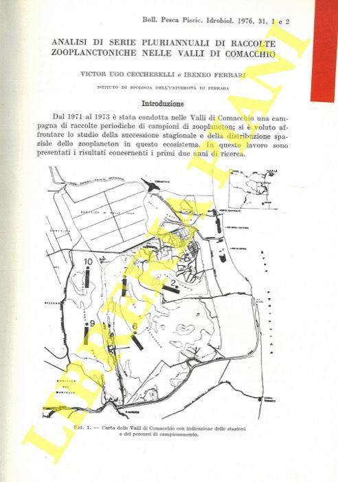 Analisi di serie pluriannuali di raccolte zooplanctoniche nelle Valli di …