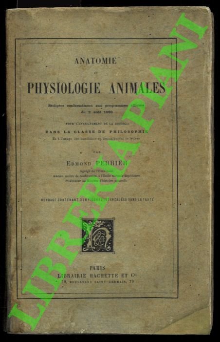 Anatomie et physiologie animales.