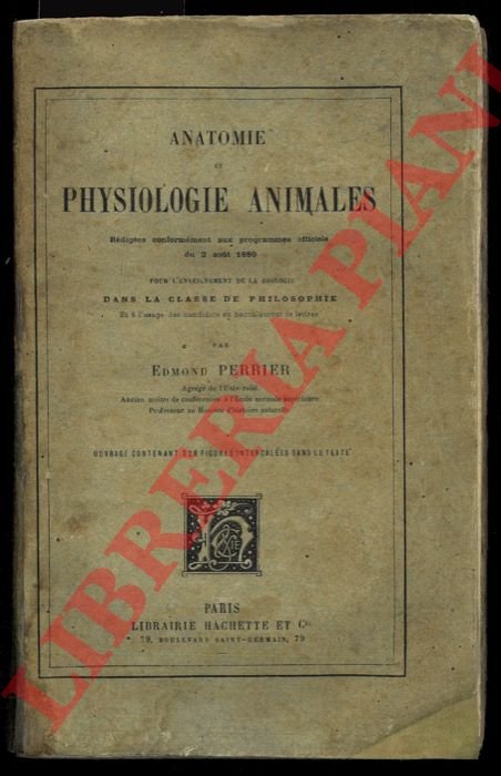 Anatomie et physiologie animales.