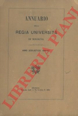 Annuario della Regia Università di Bologna. Anno Scolastico 1866-67.