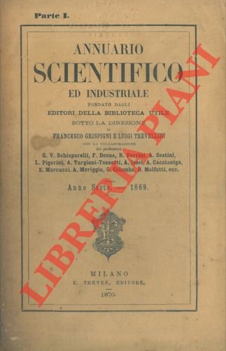 Annuario scientifico ed industriale 1869.