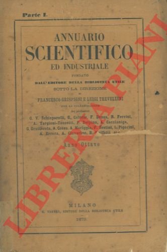 Annuario scientifico ed industriale 1871.