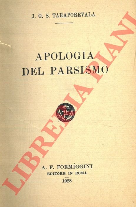 Apologia del parsismo.