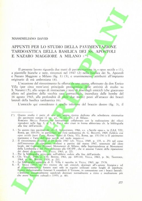 Appunti per lo studio della pavimentazione tardoantica della Basilica dei …