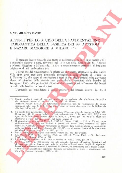 Appunti per lo studio della pavimentazione tardoantica della Basilica dei …