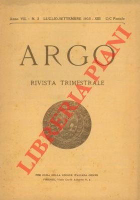 Argo. Rivista trimestrale.