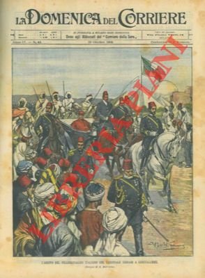 Arrivo del pellegrinaggio italiano col cardinale Ferrari a Gerusalemme.