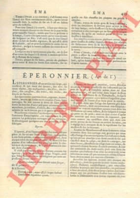 Art de l'éperonnier.